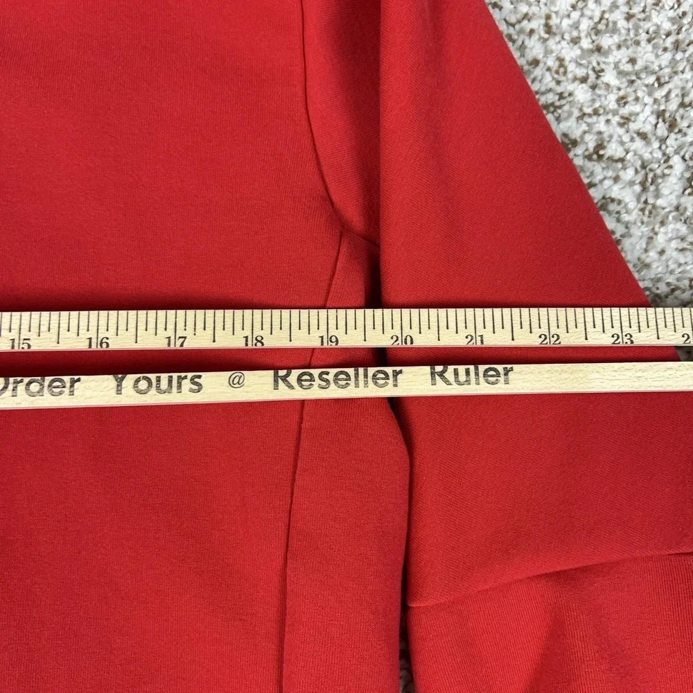 Nike Jacket Mens Medium Red Hooded Full Zip Tech Fleece Hoodie Running Gym Logo